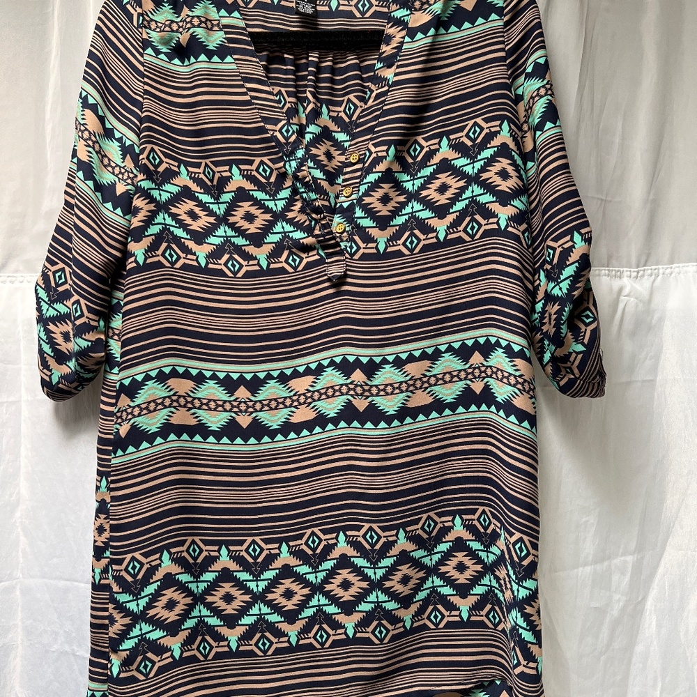 Tribal style dress shirt